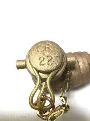 Nibco T-113-HC 3/4in Bronze Gate Valve, Thread x Hose Thread 039923616579