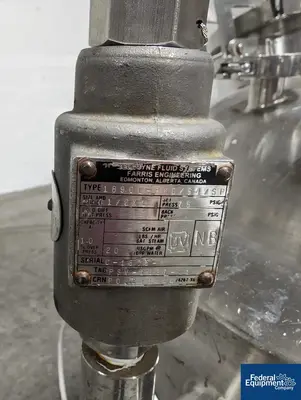 USED Precision 250 Liter Precision Stainless Reactor, 316L S/S, 45/100#