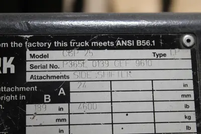 CLARK CGP25 Forklift Trucks | Levy Recovery Group (8)