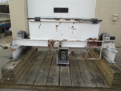 15 cu ft Double Ribbon Blender, rubber lined trough and ribbon