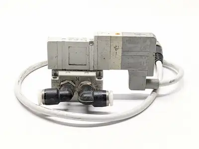Used SMC 5-PORT 2-POSITION SINGLE SOLENOID VALVE, 1/8" NPT Solenoid Valves Michigan US | Maverick Industrial Sales #1092691