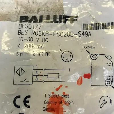 Used BALLUFF BES R05KB-PSC20B-S49A Industrial Controls Ohio US | Surplus Asset Holdings #1235834