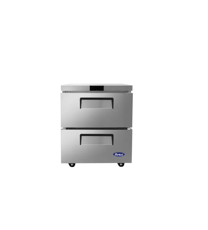 New | in-Stock Atosa New Atosa MGF8420GR 27'' Two-Drawer Undercounter Freezer Undercounter Freezers Illinois US | Falcon Restaurant Supply #1375533