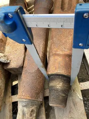 Used AFTERMARKET 7-3/4” X 31" CABLE TOOL DRILLING CHISEL BIT Drills Pennsylvania US | East West Machinery & Drilling #1417243