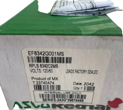 NEW ASCO EF8342G001MS SOLENOID VALVE 120/60