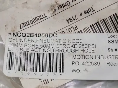NEW SMC NCQ2B40-50DC