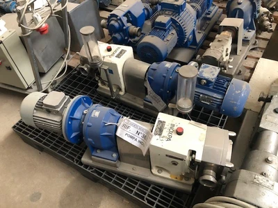 75 LPM Inoxpa S/S JKTD Lobe Pump Type SLR 3-50
