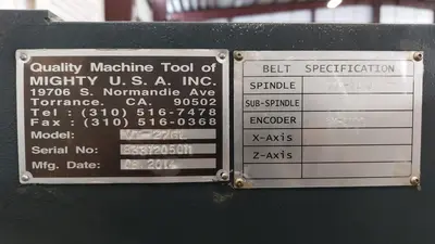 2014 MIGHTY VIPER VT-27GLx1000 CNC Lathes | AMS Automation, Inc (9)