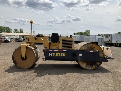 USED HYSTER C350B-D DOUBLE DRUM SMOOTH ROLLER
