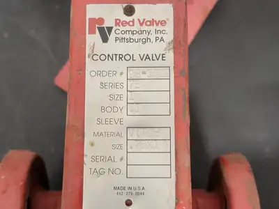 USED RED VALVE 75