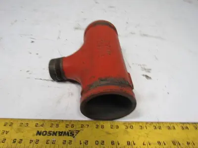 Victaulic No. 29 Grooved Pipe  Reducing Tee Threaded Branch 3x3x1-1/2" NPT