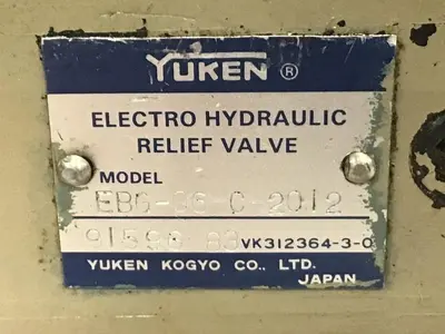 USED YUKEN EDG-01V-C-T13-1124