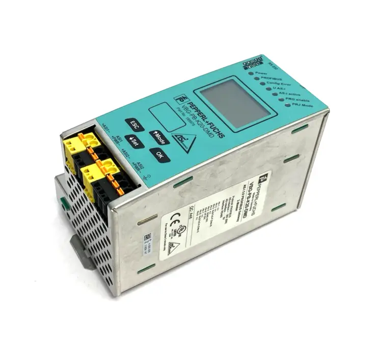 Used PEPPERL+FUCHS ASI TO PROFIBUS GATEWAY, DOUBLE MASTER, 189978 PLC Ethernet Equipment | Maverick Industrial Sales #1100989