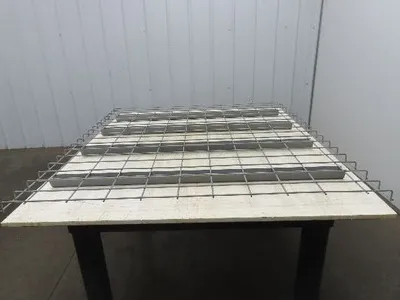 New Pallet Rack Wire Deck 42x46" Waterfall 4 Step Channel Racking 3500lb Mesh