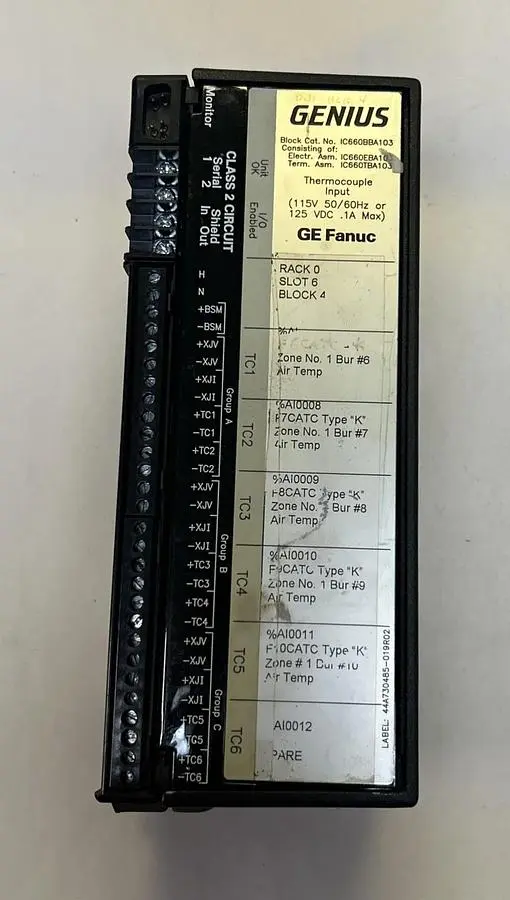 USED GE FANUC IC660BBA103