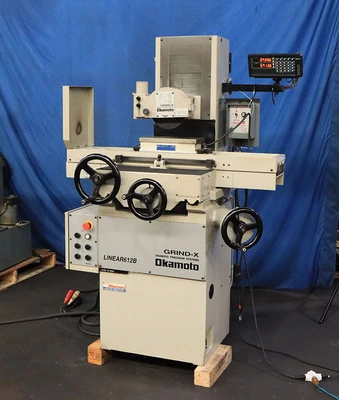Used 2015 Okamoto L6.12B, 2015, 2X DRO, EMC, Reciprocating Surface Grinders New Jersey US | Machinery Values #1266778