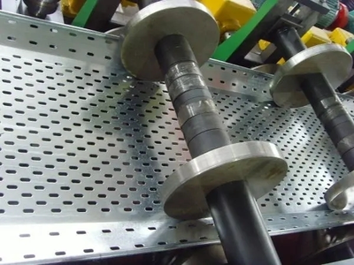 PLC Automatic Cable Tray Roll Forming Machine in China