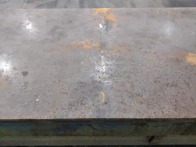 16' X 6' X 26"H HEAVY DUTY STEEL TOP WELDING LAYOUT TABLE: STOCK #18978