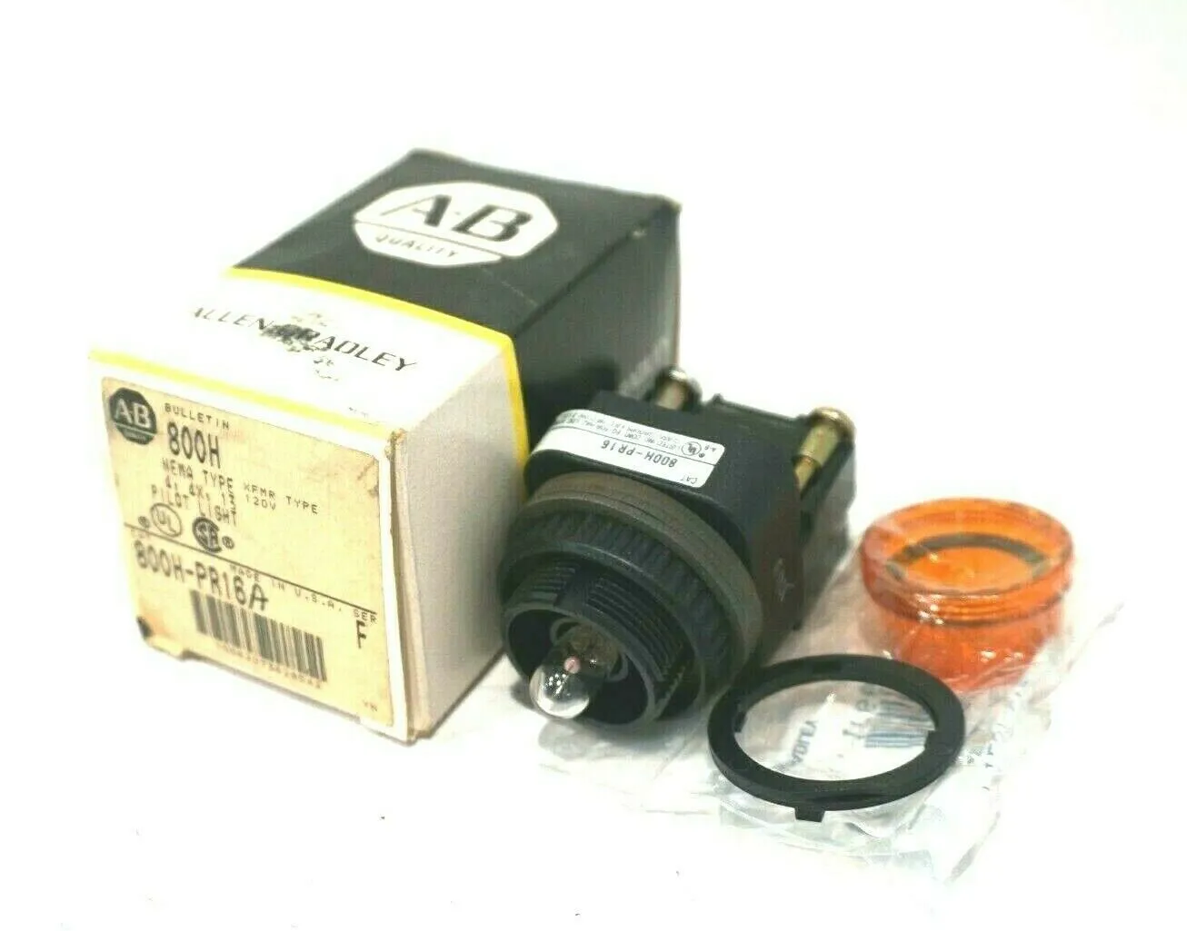 NEW ALLEN BRADLEY 800H-PR16A PILOT LIGHT SER.F 800HPR16A