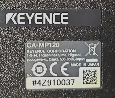 Keyence CA-MP120 Control Panel (BIN453)