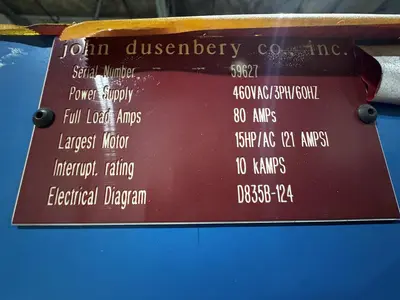 Used DUSENBERY 835-24 Winders & Rewinders (Paper) Pennsylvania US | Global Equipment International, LLC #1249040