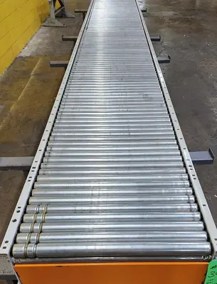 Used INTELLIGRATED LIVE ROLLER CONVEYOR - V-BELT Roller Conveyors Wisconsin US | Packer City Sales #1297828