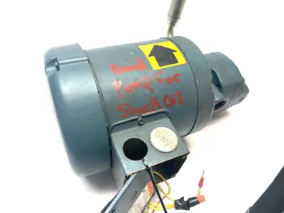 112350.00, C6T17FB61C | Leeson 112350.00 3-Phase Hydraulic Pump Motor 1/2HP 1725rpm C6T17FB61C - Used