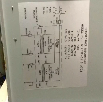 Used Daykin Transformer Model ML2F3F-0117 A702 + WARRANTY & Fast SHIPPING!