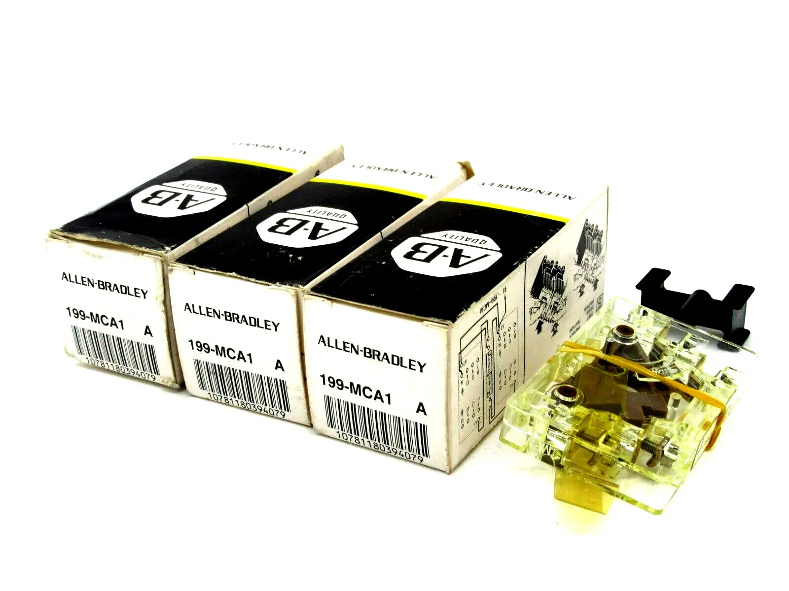 NEW LOT OF 3 ALLEN BRADLEY 199-MCA1 CONTACTOR 199MCA1