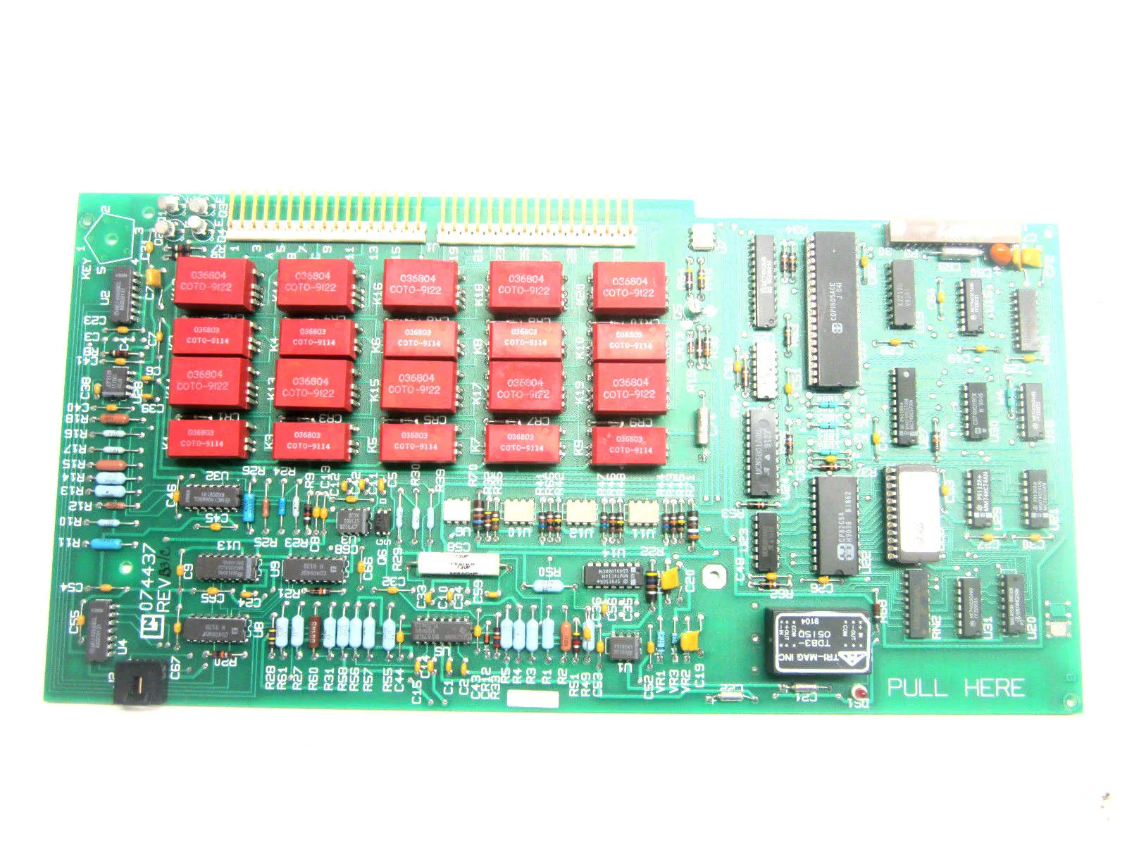 Used Leeds & Northrup 074437 PC Board