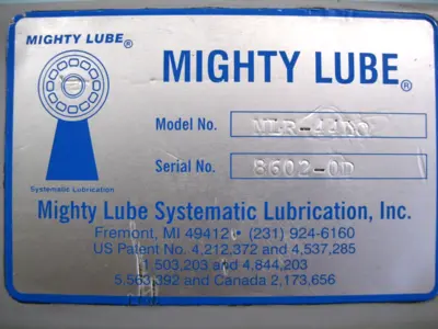USED Mighty Lube MLR-44LO