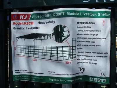 New | in-Stock KJ K2039 Livestock Equipment & Supplies Utah US | CSS Equipment Sales #1358258