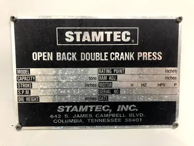 USED 1987 STAMTEC STAMTEC G2-200 PRESS