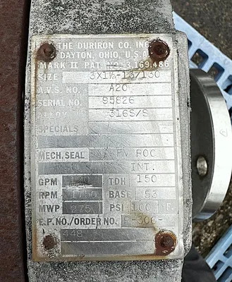 DURCO MARK II PUMPS | EcReCon Inc (2)