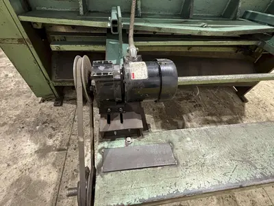 8' X 1/4" BETENBENDER HYDRAULIC POWER STEEL SQUARING SHEAR: STOCK #23332