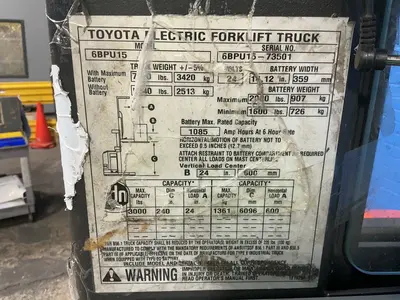 Used TOYOTA 6BPU15 Misc Forklifts Ohio US | HGR 24 #1319771
