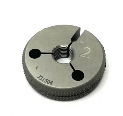 USED VERMONT GAGE THREADED RING GAGE M12X1.25-6G NOGO PD 11.028