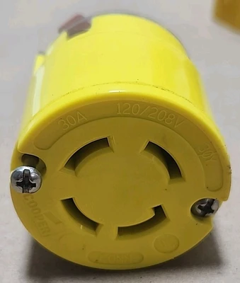 *NEW* Cooper AH3433CW Watertight Connector 30A-120/208V 3~Ph Y 4P4W + Warranty!
