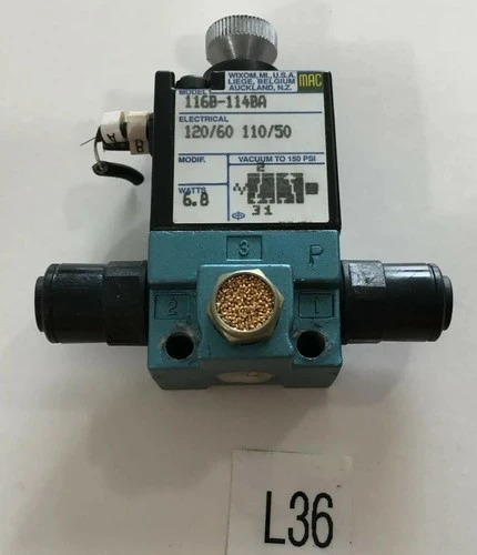 Used MAC 116B-114BA Parts (Hydraulics and Pneumatics) Indiana US | J&J Industrial Supply #1074025