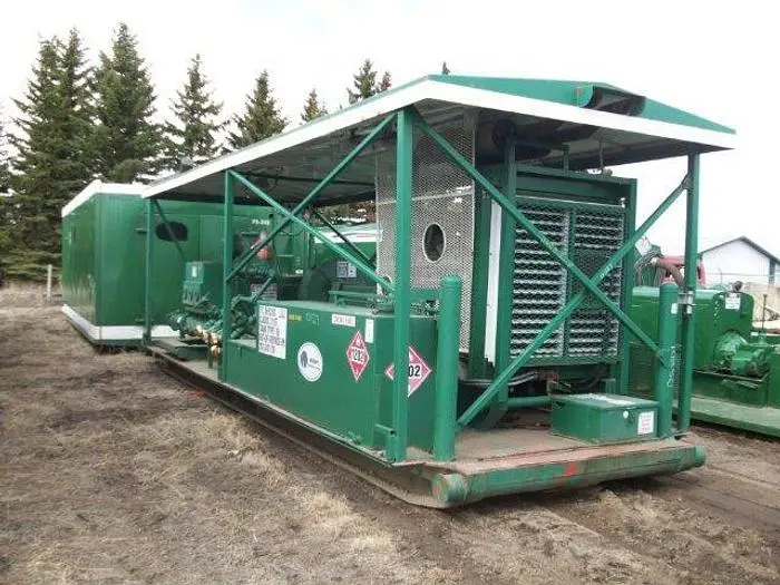 Used OILWELL S-856-10, (FORMERLY S-824-10) 5X8 TRIPLEX MUD PUMP PACKAGE Pumps Saskatchewan CA | Chad Equipment #466759