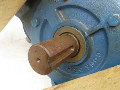 Conedrive HV30-9B Worm Gearbox 40:1 Reducer 44rpm 1.9Hp 1.5" Vertical Down Shaft