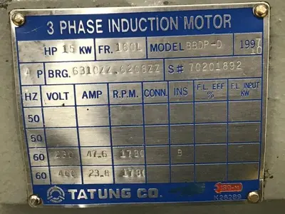 USED TATUNG BBDP-D