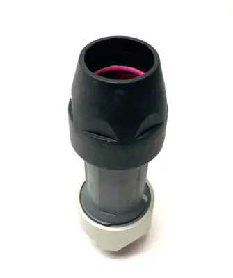 USED AIRNET STRAIGHT UNION PIPE COUPLING TO FEMALE PIPE NPT DN40 1-1/2"