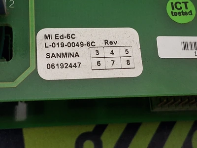 MYDATA L-049-0162 MOT3 L-049-0008-3B WITH L-019-049-6C PLATINUM CARD L-019-0710