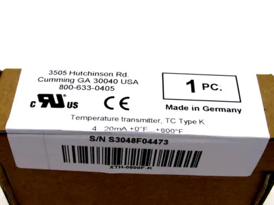 NEW SEALED AUTOMATION DIRECT XTH-0800F-K TEMPERATURE TRANSMITTER XTH0800FK