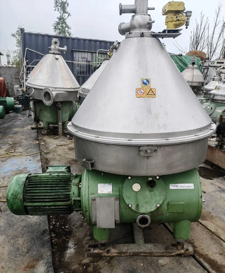 Westfalia RSE 150-01-776 vegetable oil separator, 316SS.