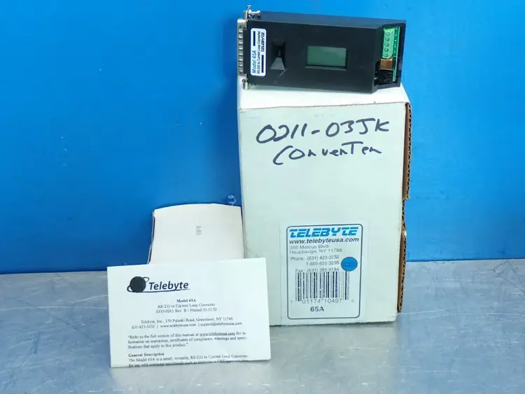 New | in-Stock TELEBYTE 65A Computer Accessories Ohio US | HGR 24 #872937