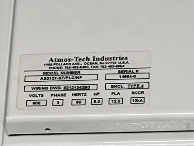 NEW ATMOS-TECH AS3127L-ST/PLC/NF