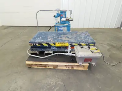 Explosion Proof Hydraulic Scissor Lift Table 2000lb 36" Travel 24x48" Top 3Ph