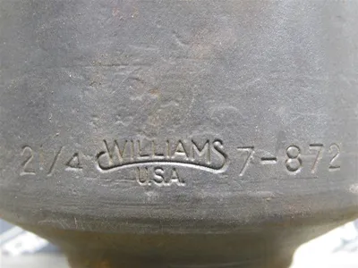 USED WILLIAMS 7-872